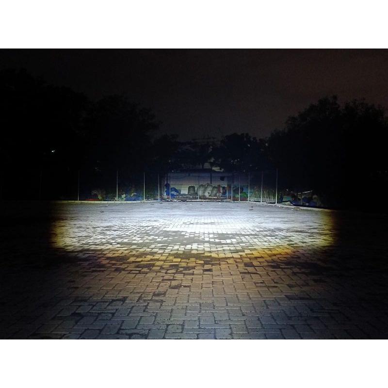 Lampu Tembak 3 Mata IBRIGHT Plus devil  dan senja full alumunium Waterproof premium CS1069 CS1070 7