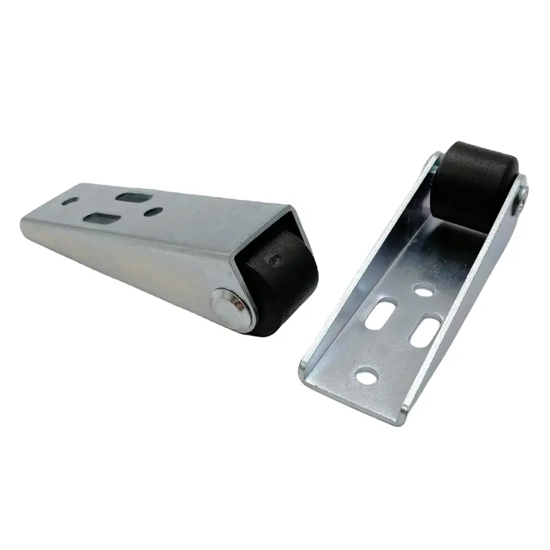 Bánh xe cửa trượt, Ròng rọc kiểu Cũ bánh xe cửa xoay bằng thép nhựa, hỗ trợ đáy, bánh xe hướng dẫn cửa trượt, thích hợp cho cửa gỗ, bánh xe đáy, để ngăn ngừa rơi 3