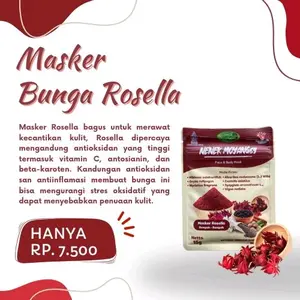 Masker Bunga Rosella untuk Perawatan Wajah