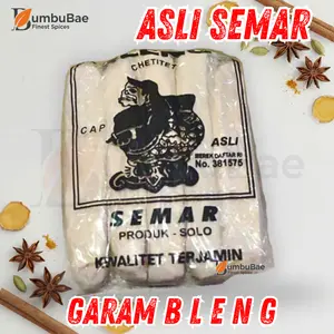 Bumbubae- Garam Bl eng Cap Semar Asli Putih, Pengembang Kerupuk, bikin gendar, puli, lontong