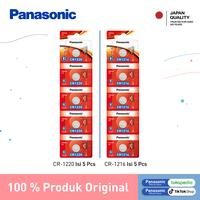 Gambar Panasonic Baterai Koin CR 1216 CR 1220  Battery Coin Lithium 5pc 3V - 1216 5pc dari Panasonic Authorized Jakarta Kota Administrasi Jakarta Barat 1 Tokopedia
