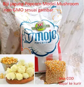 Biji jagung Popcorn Model Mushroom non GMO sesuai gambar