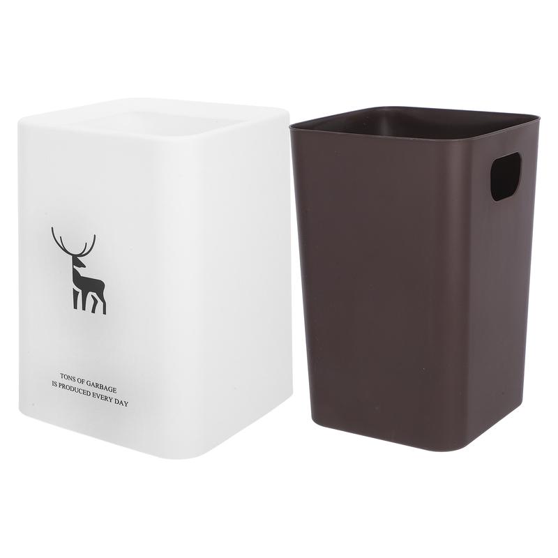 Product Introduction of Small Trash Can for Bathroom Waste Basket Trash Can Dorm Room Trash Can for Kitchen Plastic Bathroom Trash Can Cute Trash Can Bin 2
