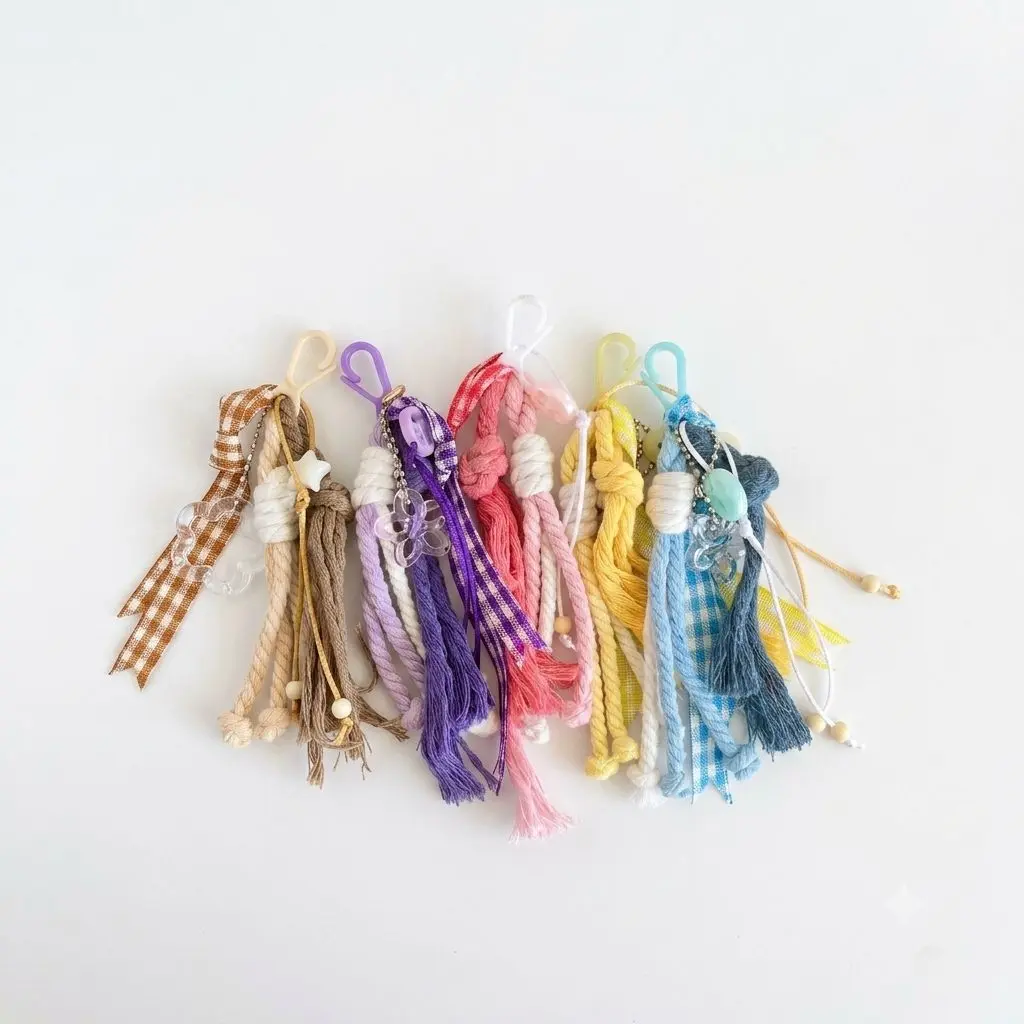 (QUEENBAGS) Macrame Bag Charm - Gantungan Lucu Unik Cantik New