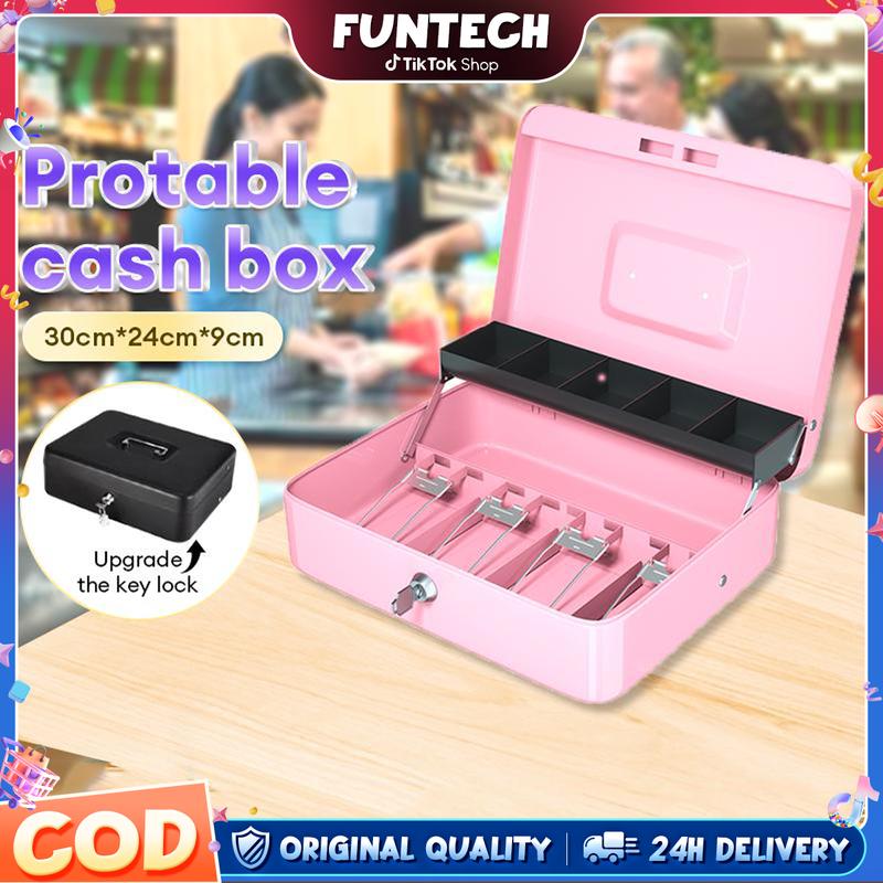 【Expose】Cash Drawer Pink and Black Cash Box 4 Clips and 5 Coin - TikTok ...