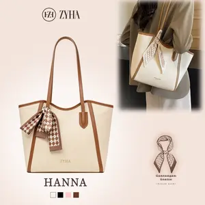 HANNA - Tas Wanita fashionable Totebag Besar Korea Fashion Casual Style Shoulder Bag Tas Kerja Kuliah