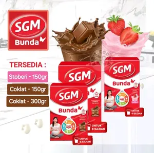 SGM Bunda 150gr Strawberry /Coklat 300gr Susu Ibu Hamil dan Menyusui Ga Bikin Mual