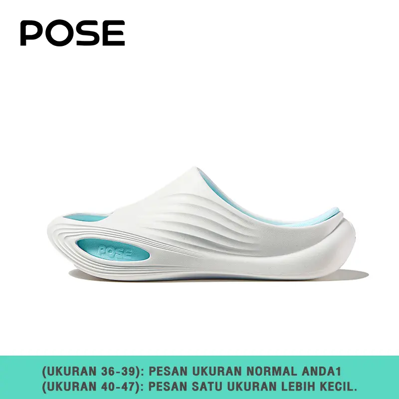 【pose_id_live Recovery Sandal】【Dukungan Ginting】POSE x RELAX AIR sandal elastisitas Nyaman pembasahan Dukungan plantar Bernapas Olahraga di luar ruangan Pria dan wanita Pasangan Santai Serbaguna canggih Kepopuleran 2025 Produk baru P1257306 5