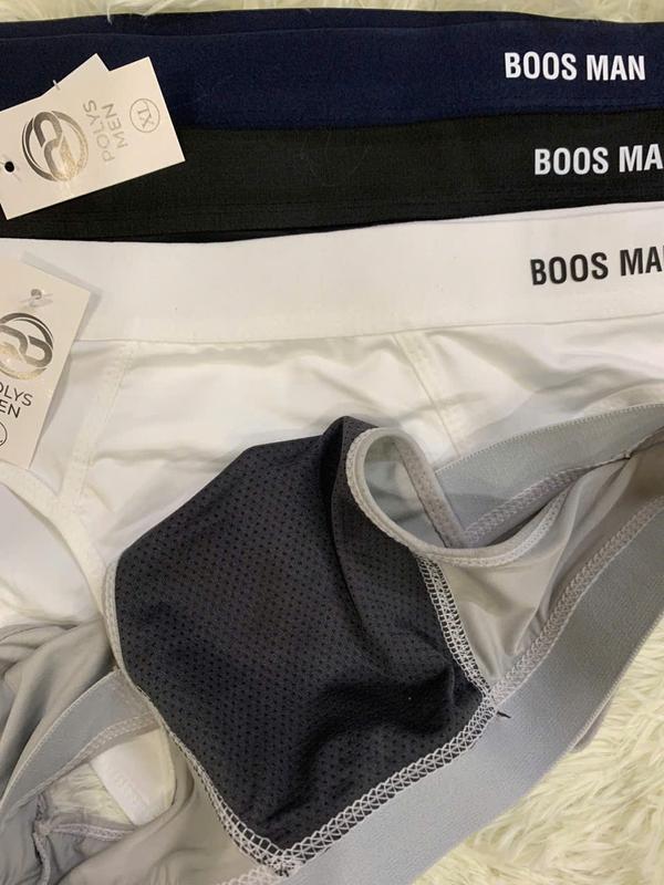 Combo 4 Quần Sịp Chéo Boos Man.Chất Liệu Thun Lạnh Cotton Cao Cấp Co Giãn 4 Chiều 2