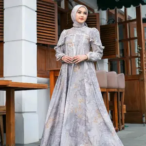 IMPERIAL series Arabelle scarf set gamis glamour Dress Lebaran Pesta