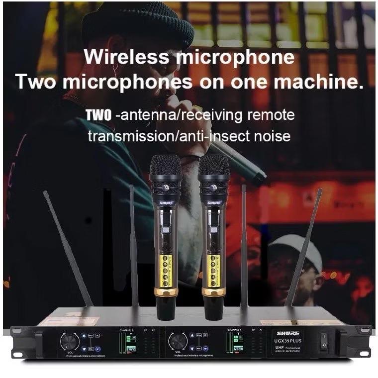 Mic Shure UGX39 Plus Mới Tiếng Cực Chất Nhiều Tính Năng Sóng Khỏe Dùng Gia Đình, Sự Kiện