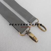 Gambar Tali Tas Selempang Strap Tas Pria Lebar 2,5 cm Warna Abu Abu Kait ATG Bakar - abu abu dari Heaven Kaufen Kota Malang 3 Tokopedia