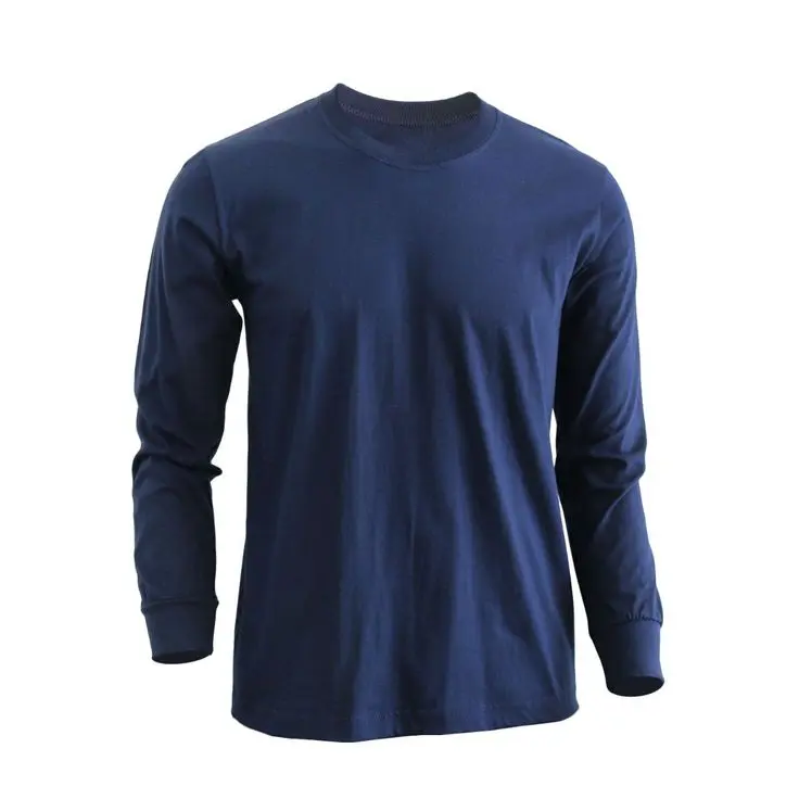 Kaos Lengan Panjang Polos Cotton24s untuk Pria - Oblong Katun