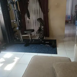 Jezfit Karpet Gym Fitness Rubber Alas Karpet alat olahraga Anti Slip Tahan Air