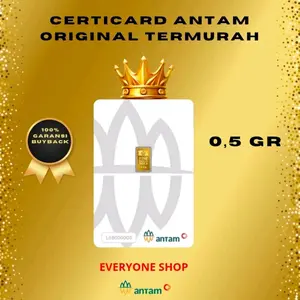 Everyone Shop Logam Mulia Emas Antam 0,5 gr BUMN