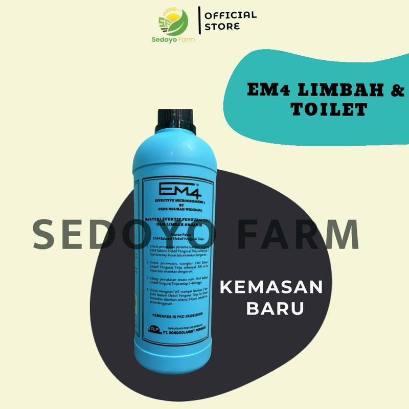 EM4 Pengolah Limbah dan Toilet 1 Liter Merah Lantai - Shop | Tokopedia