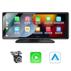 Venbes 9インチ ポータブル CarPlay/Android Auto対応 タッチスクリーン、ワイヤレスミラーリンク、USBおよびBluetooth対応のオーディオプレーヤー、簡単取り付け、TFカード対応