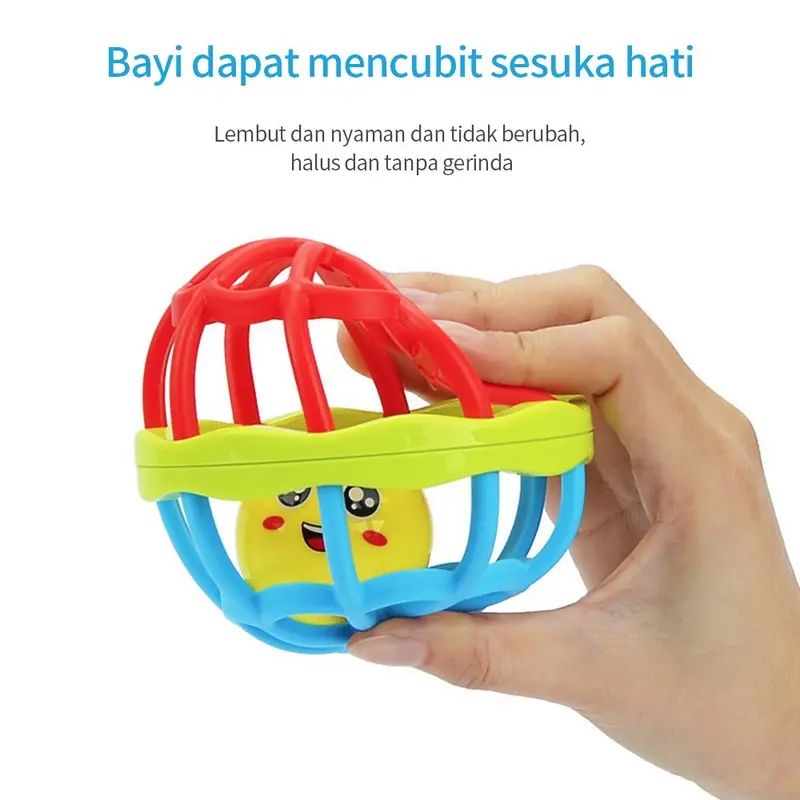[FELIZKIDS] [FK124] Mainan Bayi Rattle Stick Bunyi Bola Kerincingan Baby Soft Teether Gigitan Bayi BPA Free 4