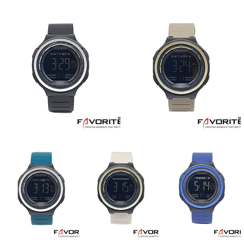 Jam Tangan Favorite 345 Digital Original Waterresistant 1