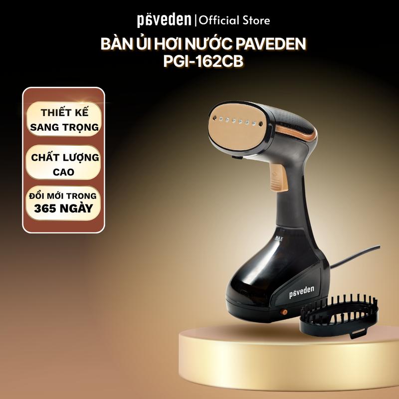 Bàn Ủi Hơi Nước Cầm Tay Paveden PGI-162CB - Đổi mới 365 ngày