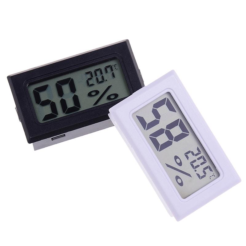 Small size digital lcd thermometer hygrometer humidity temp meter ...