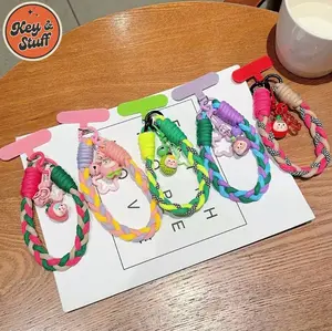 Tali Hp Lucu Gantungan Hp Phone Strap Tali Motif Girl Fruit Lucu Handphone Hand Strap Lucu Lanyard Hp Gantungan Hp Universal Aesthetic