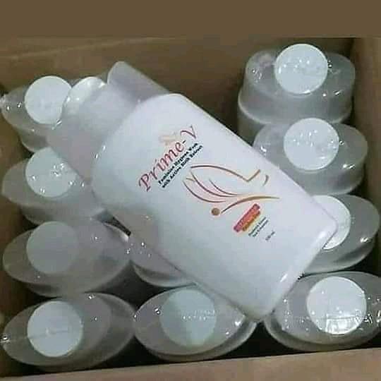 1 BOTOL PRIME V SABUN PEMBERSIH KEWANITAAN ISI 100ML Feminine Hygiene Pencerah Keputihan Gatal daun 3