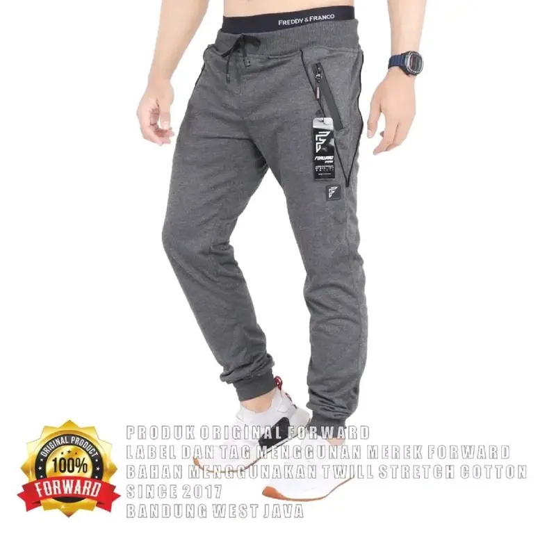 Celana Jogger Pria Wanita Babyterry Panjang Celana Joger Training Forward System 6