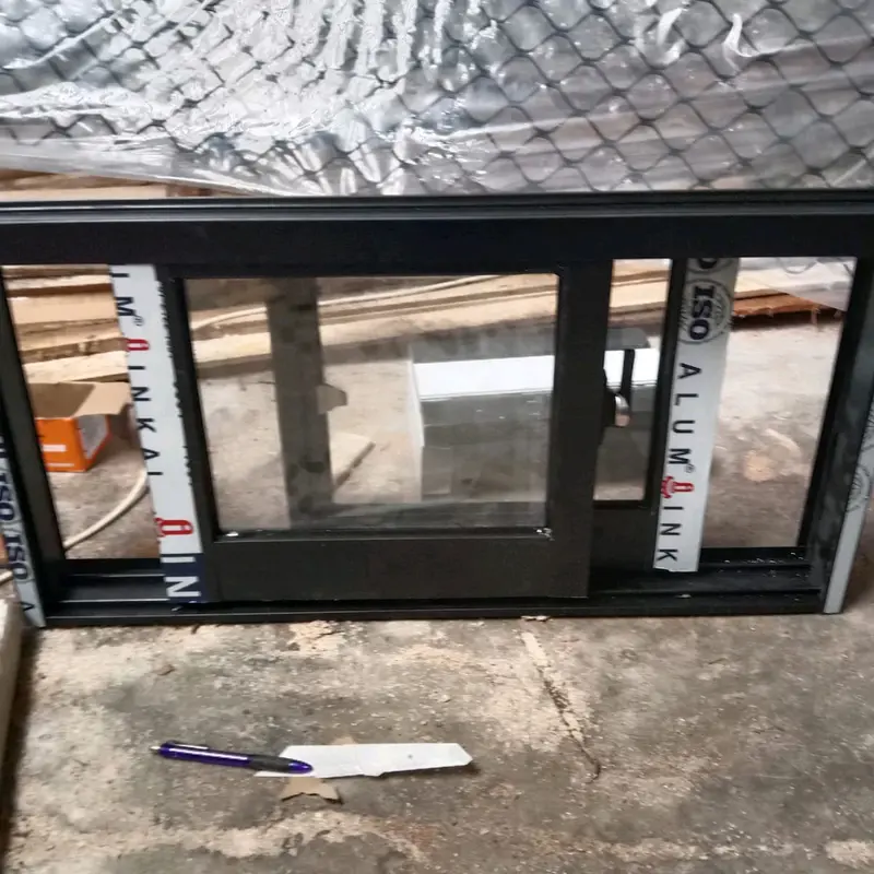JENDELA SLIDING T50 X L100 ALUMINIUM BAHAN JUMBO PINTU VENTILASI JENDELA DAPUR MINIMALIS MODERN TERBARU MURAH 2