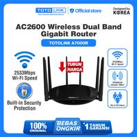 Gambar TOTOLINK A7000R AC2600 Dual Band Gigabit Wireless Router WiFi Cepat untuk Gaming dari Totolink Indonesia Kota Administrasi Jakarta Pusat 1 Tokopedia