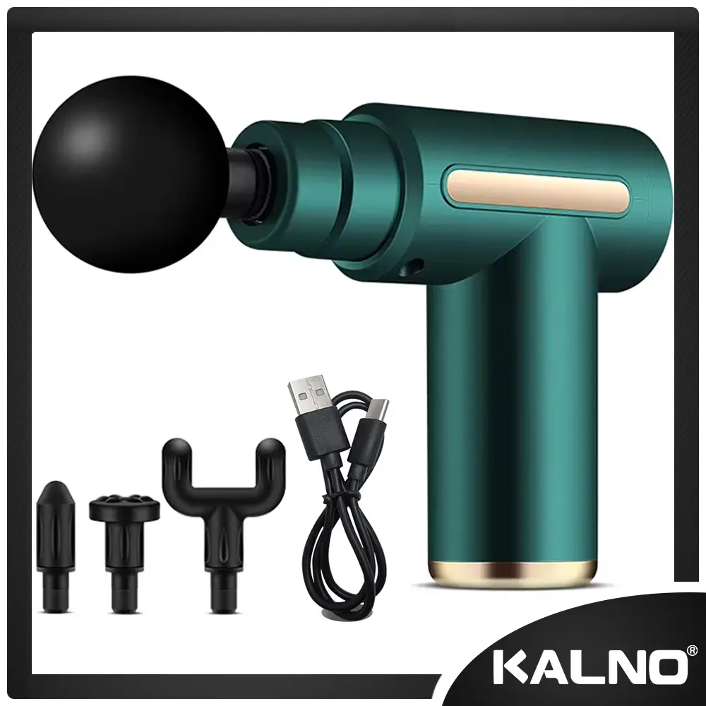 Mini Portable Massager Fascial Gun - Alat Pijat Terapi Getar Otot Rechargeable VERSI kecil mewah RANDOM Leher Punggung