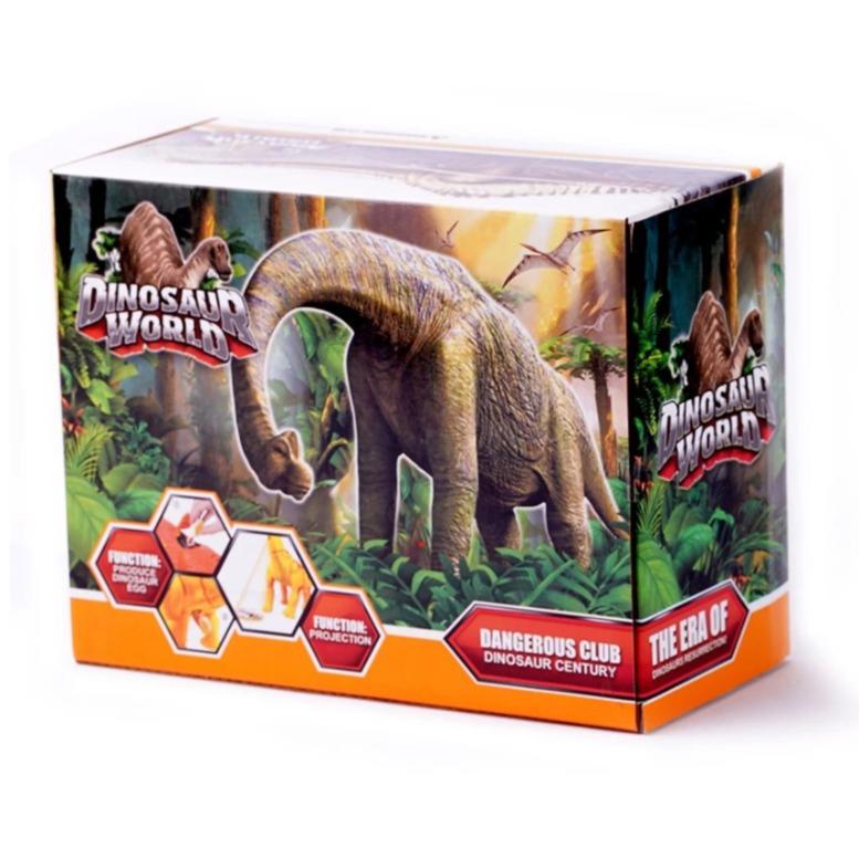 Mainan Anak Dino Brachiosaurus Egg Walk - Mainan Dinosaur World Toys Berjalan & Bertelur 2