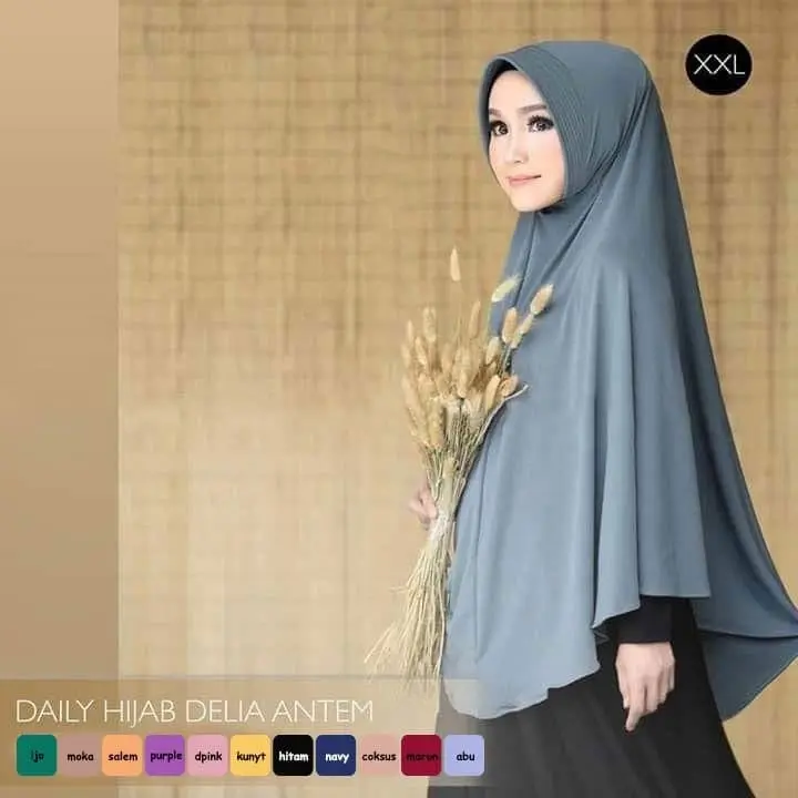 Kerudung Hijab Instant Nizam Bergo Jumbo (B) 5