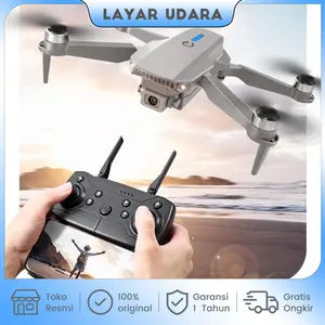Layar Udara Drone E88 Pro untuk Anak-Anak dengan Kamera 4K HD Drone Lipat