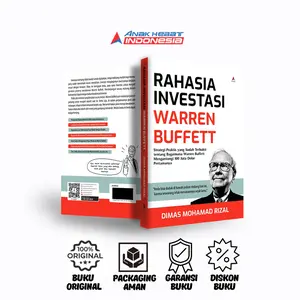 Buku Rahasia Investasi  Warren Buffett : Strategi Praktis yang Sudah Terbukti Tentang Bagaimana Warren Buffett Mengantongi 100 Juta Dolar Pertamanya - Dimas Mohamad Rizal - Anak Hebat Indonesia
