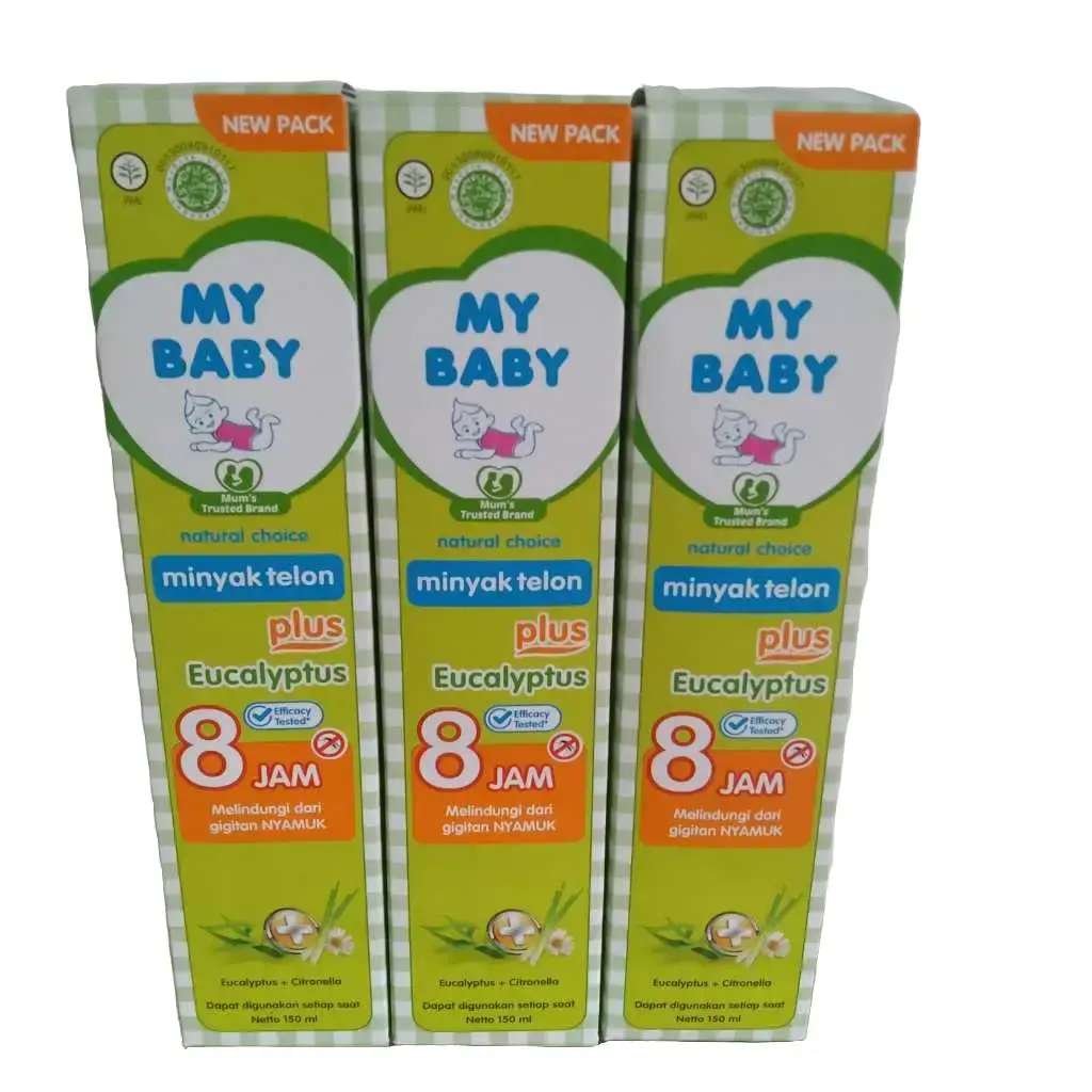 Minyak Telon MY Baby 150ml - Isi 3pcs (Menghangatkan Perut dan Kulit Bayi)