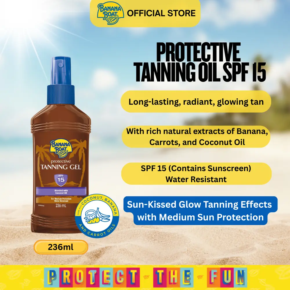 Banana Boat Protective Tanning Oil SPF15 236ml