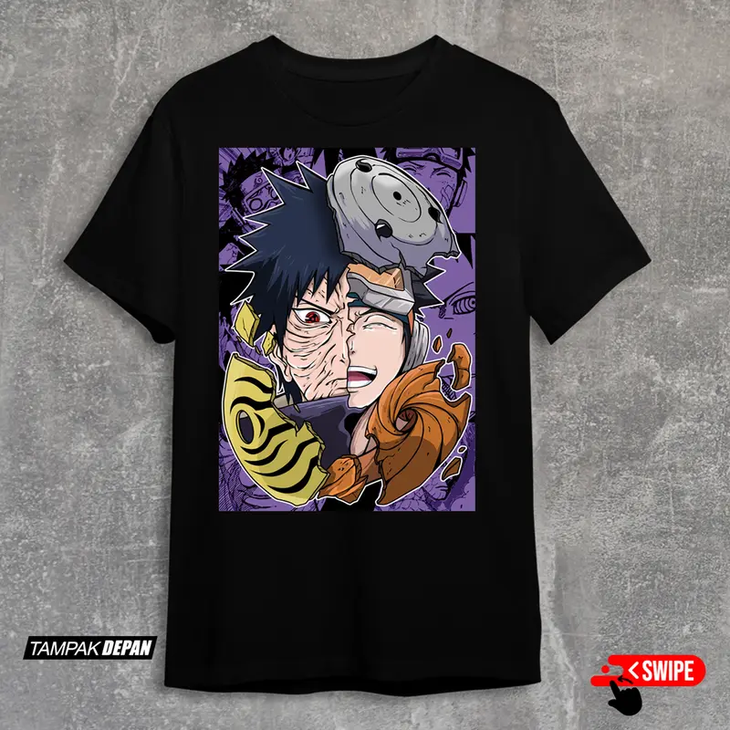Kaos Anime Uchiha Obito Keren Distro 3