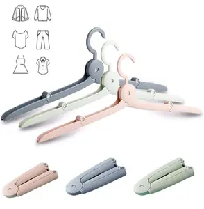 Coat Hanger Lipat Portable jemuran baju Serbaguna Travel Hanger gantungan jas dress wanita pakaian anak