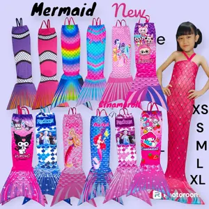 PROMO (HARGA GLOSIR) Baju mermaid baju renang kostum mermeid terlaris murah Uniseks Anak
