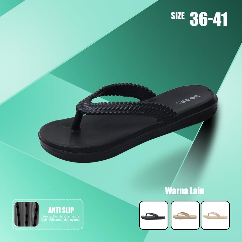 Sandal Jepit Wanita Kekinian 721M Wanita Dewasa Sandal Daily  Sandal Empuk dan Ringan Dengan Berbahan Karet Eva Premium 4