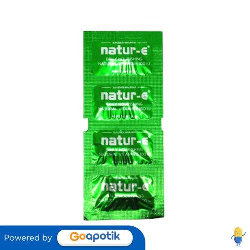 Gambar NATUR-E NATURAL VITAMIN E 100 IU STRIP 4 KAPSUL dari Apotek Pradana by GoApotik Kota Tangerang Tokopedia