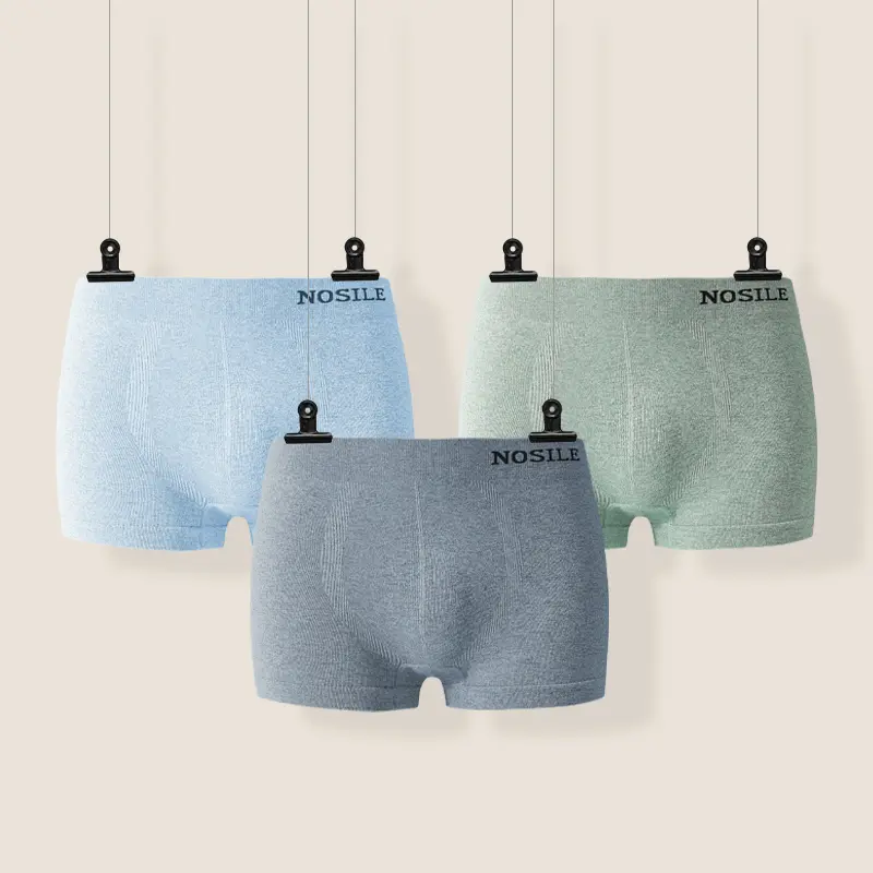 ISI 3PCS Nosile Underwear Seamless | Celana dalam boxer pria One Size 2