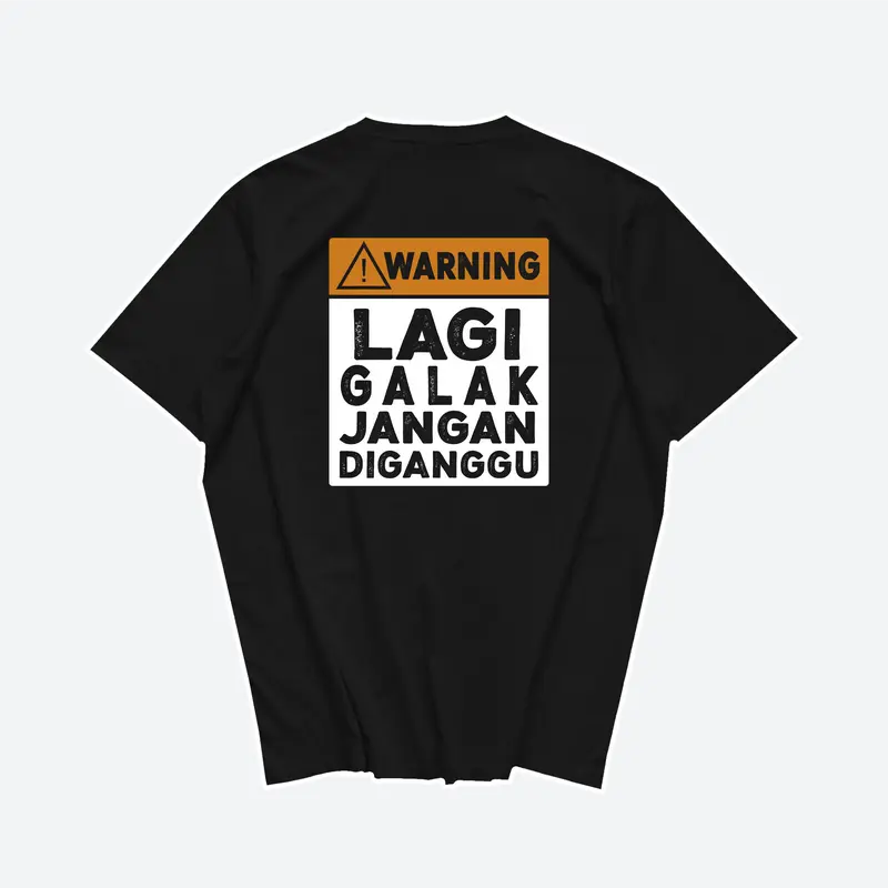 Kepstore Official - Kaos Lagi Galak Jangan Diganggu TKS24 - Baju Kata Kata - T-Shirt Combed 24s Unisex 4