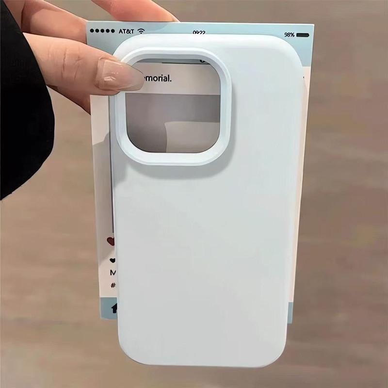 Ốp lưng silicone lỏng màu macaron trơn dành cho Apple: iPhone 18 Pro Max, 17 Pro, 16 (hoạt hình), 15 Pro Max (bình thường), 14, 13 (mới), 11