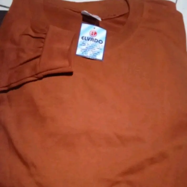 kaos polos lengan panjang blong evaldo Pria Motif Katun Oblong Baju Unisex 6