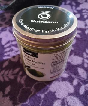 Product Review of NUTRIFARM PURE MATCHA POWDER 270G MATCHA BUBUK ORGANIK from m**α 次** 3