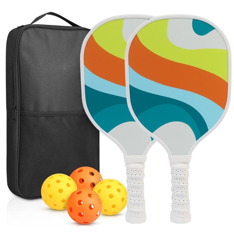 Product Introduction of Vợt Pickleball, Tay Cầm Có Gân Bền, Đơn, Tay Cầm Đệm Công Thái Học, Nhẹ, Thiết Bị Tập Luyện Pickleball, Làm Bằng Gỗ Dẻ Gai, Bao Gồm Vợt 24