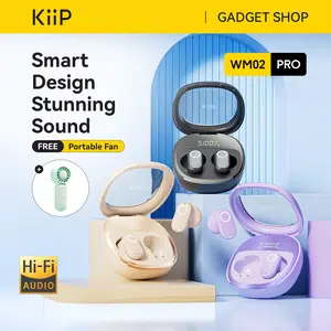 [SPECIAL LIVE] KiiP WM02 Pro TWS Headset Bluetooth Earphone Mini Earbuds Handsfree dengan Smart LED Display Case