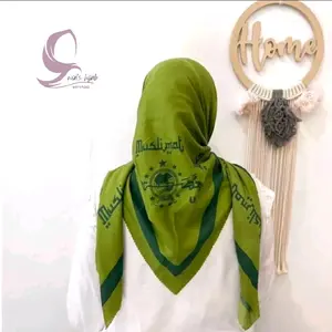 hijab segi empat muslimat/ voal NU premium printing